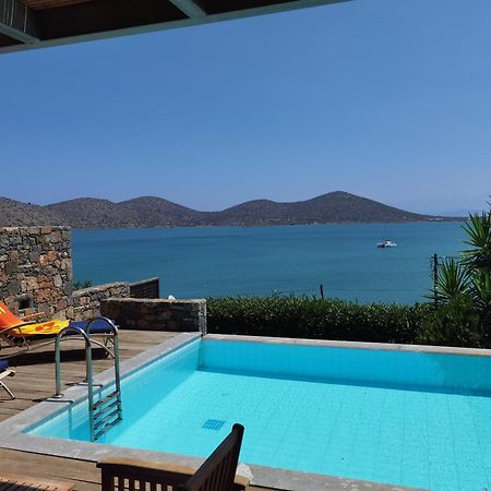 Andromeda Sea View Villa Epáno Elúnda Kültér fotó