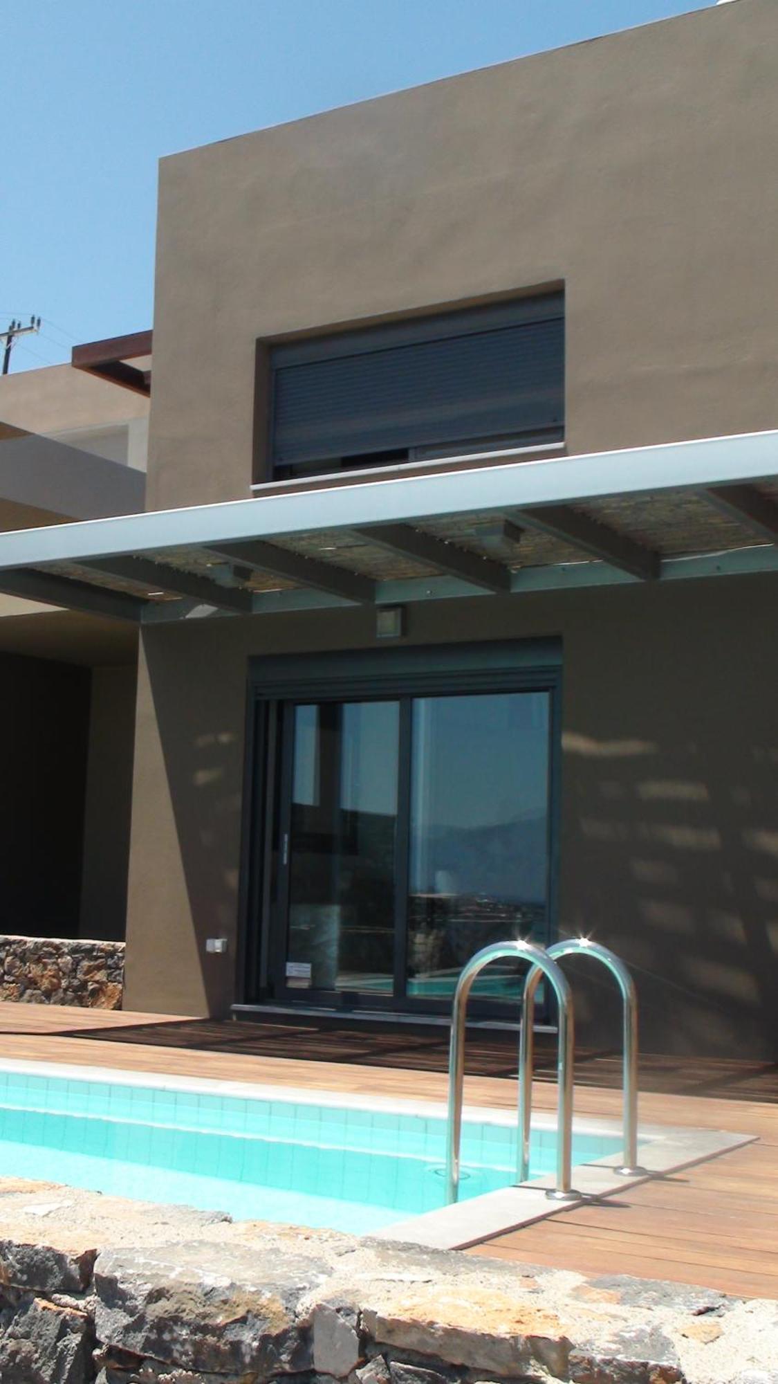 Andromeda Sea View Villa Epáno Elúnda Kültér fotó