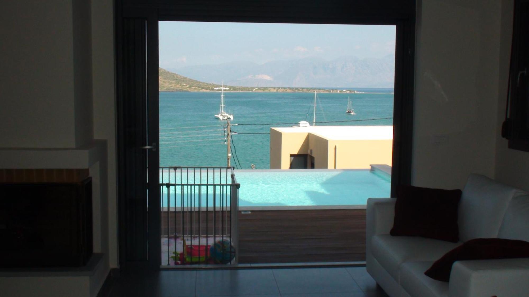 Andromeda Sea View Villa Epáno Elúnda Kültér fotó