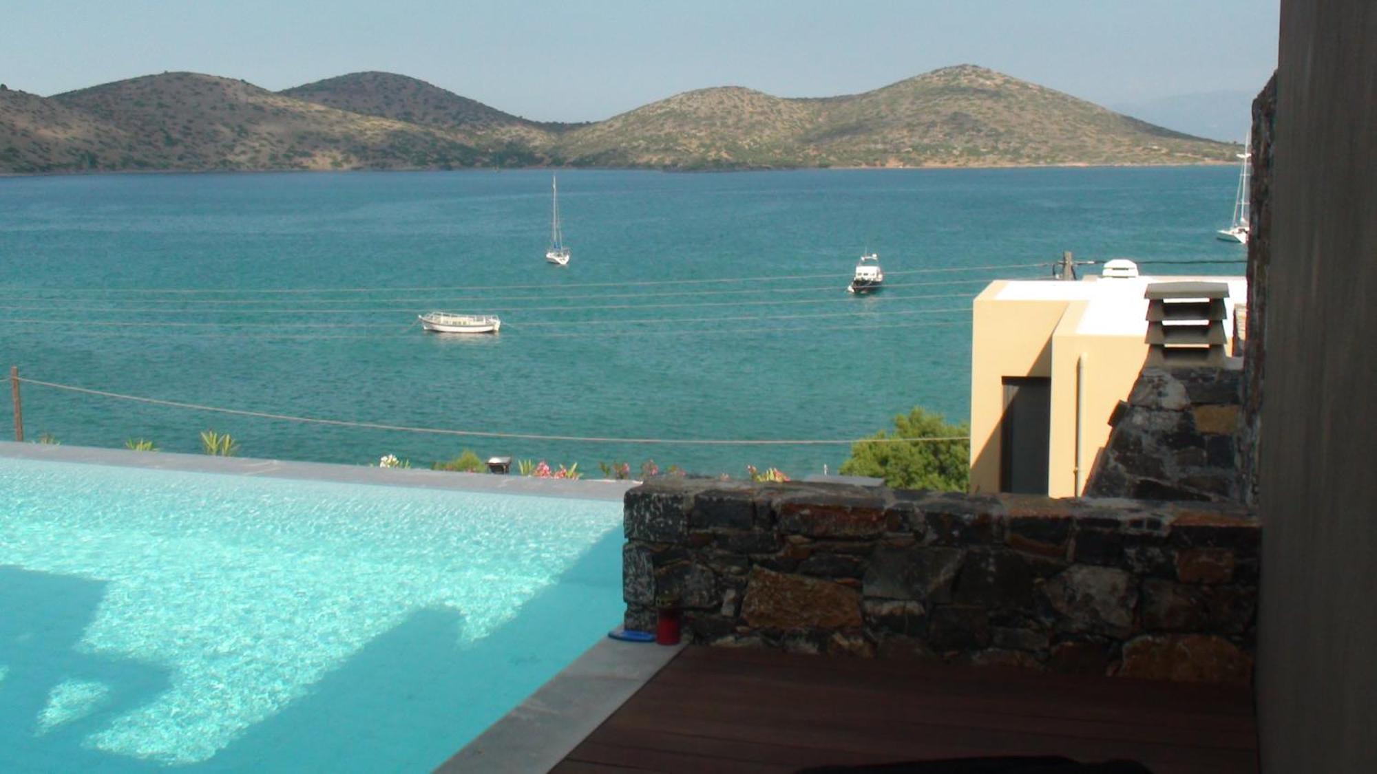 Andromeda Sea View Villa Epáno Elúnda Kültér fotó