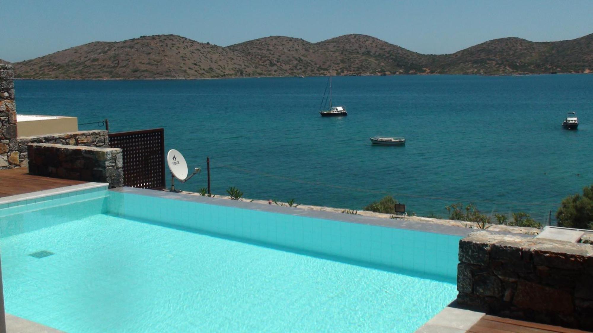Andromeda Sea View Villa Epáno Elúnda Kültér fotó
