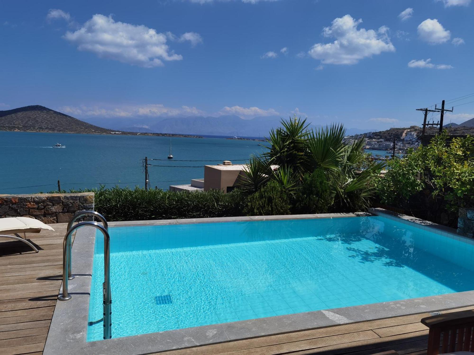 Andromeda Sea View Villa Epáno Elúnda Kültér fotó