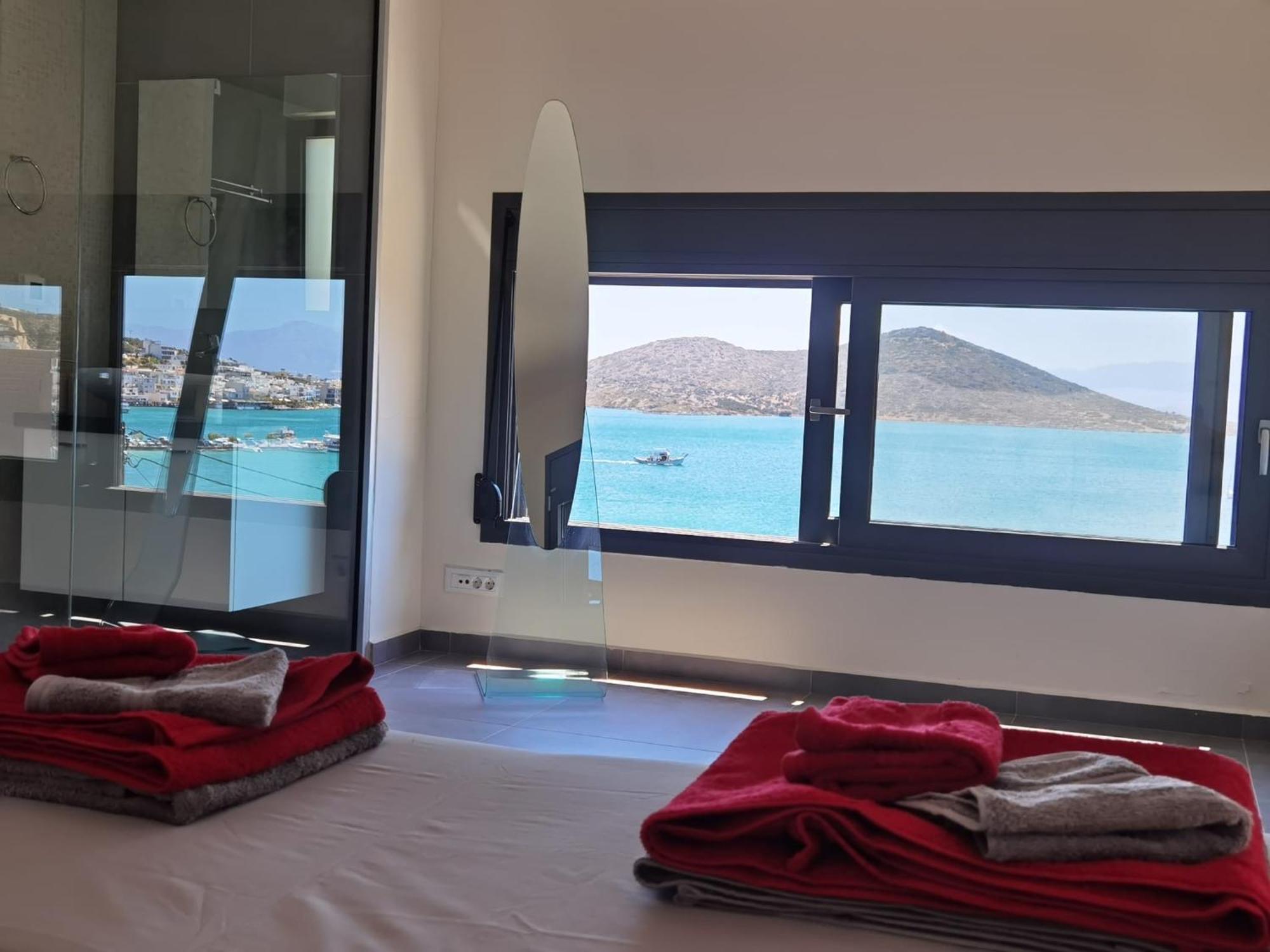 Andromeda Sea View Villa Epáno Elúnda Kültér fotó