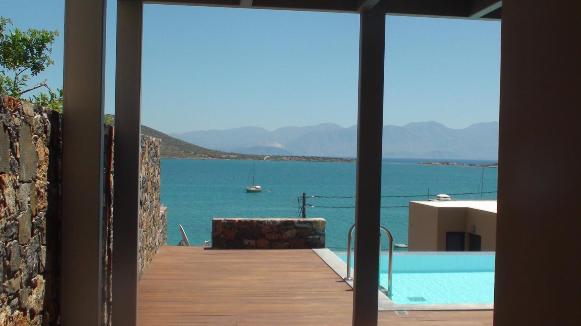 Andromeda Sea View Villa Epáno Elúnda Kültér fotó