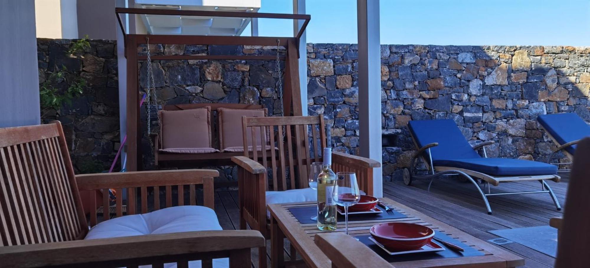 Andromeda Sea View Villa Epáno Elúnda Kültér fotó