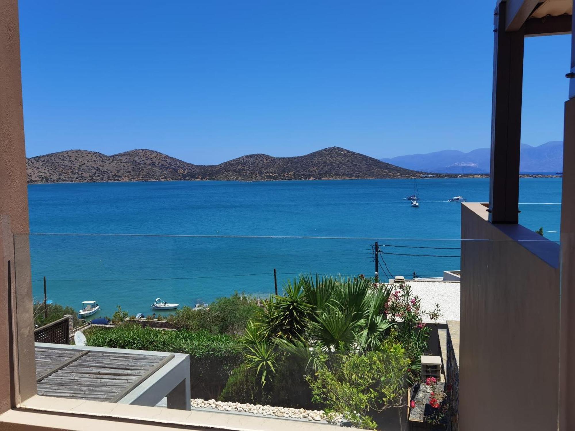 Andromeda Sea View Villa Epáno Elúnda Kültér fotó