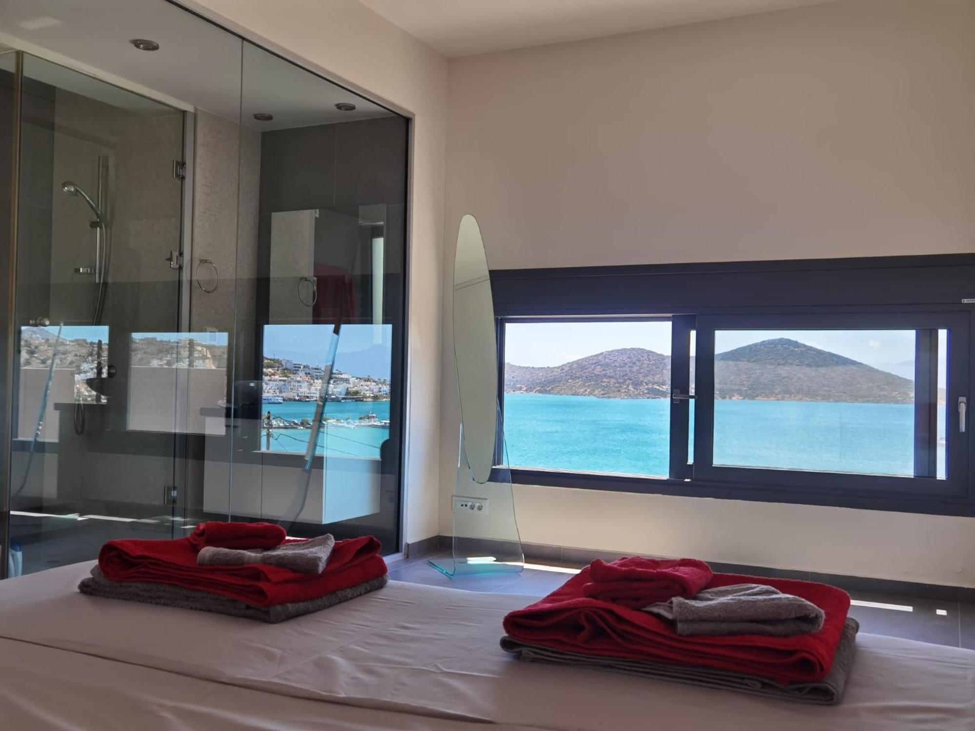 Andromeda Sea View Villa Epáno Elúnda Kültér fotó