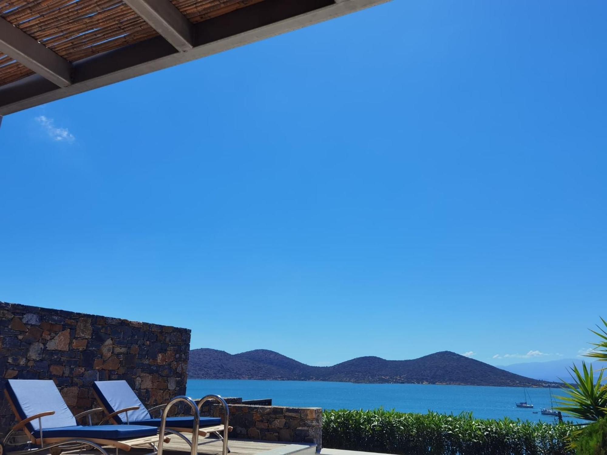 Andromeda Sea View Villa Epáno Elúnda Kültér fotó